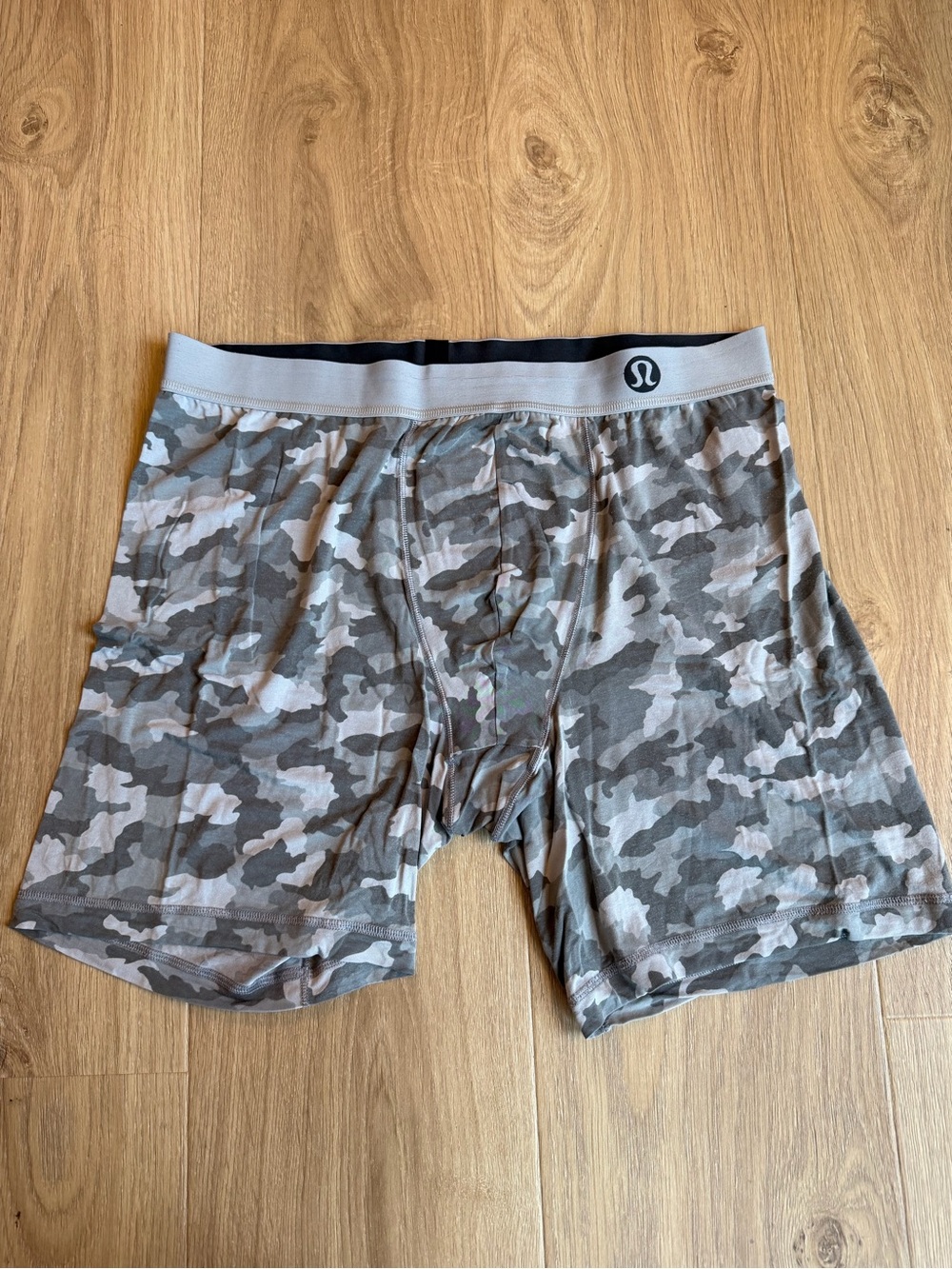lululemon athletica Gray Camo Boxer Briefs